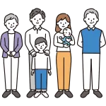 3 Generation Family SVG Icon